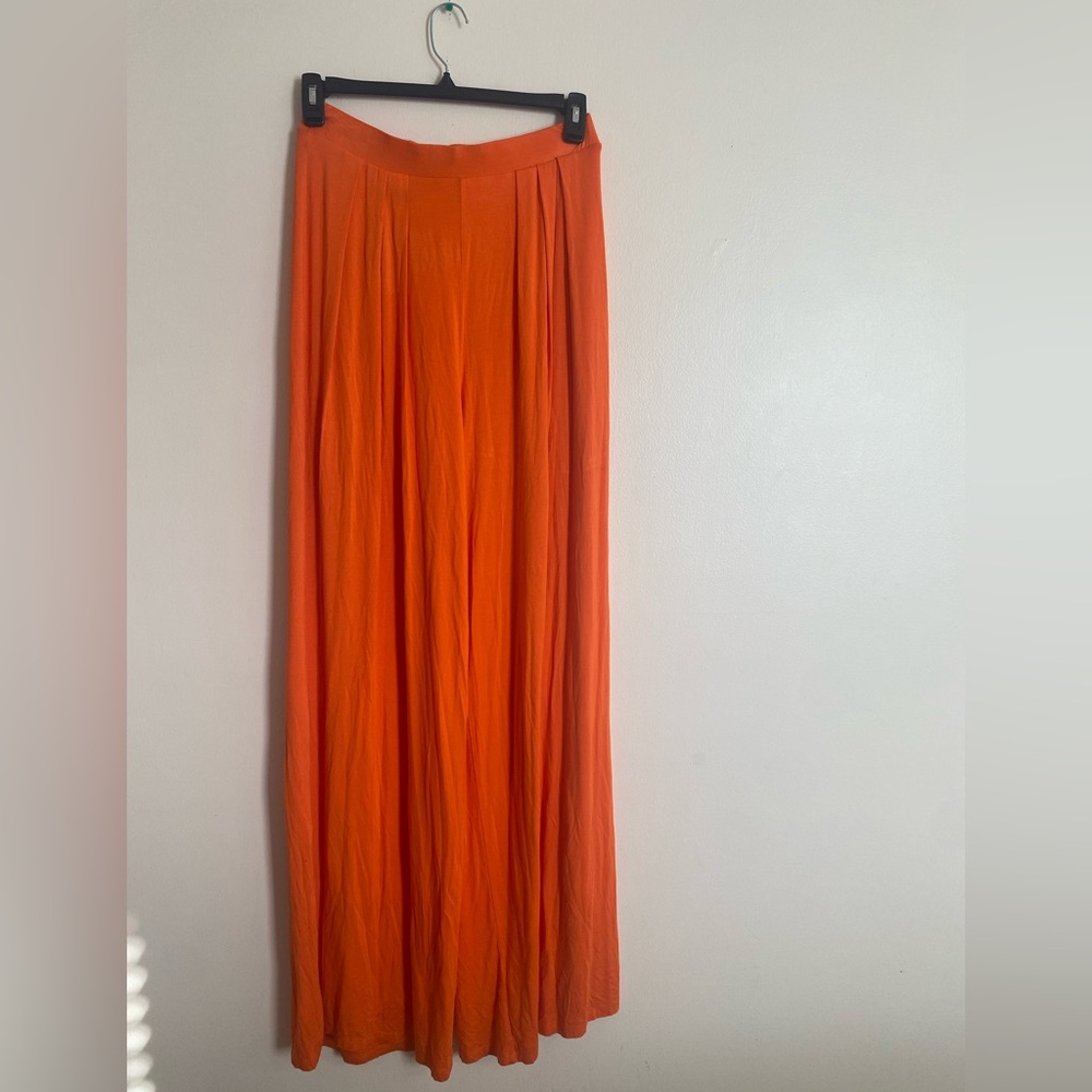 JLUXLABEL Vibrant Orange Maxi pant